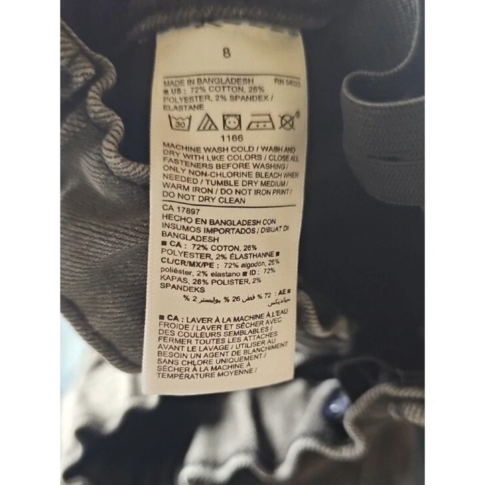Old Navy Karate Slim Built-In Flex Faded Black Jeans Size 8 Kids Bundle of 2